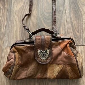 Patchwork Leather Shoulder Bag